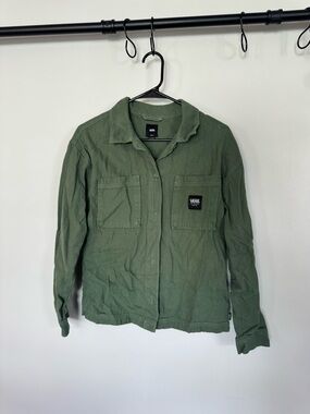 Vans Olive Green Utility Shirt Jacket